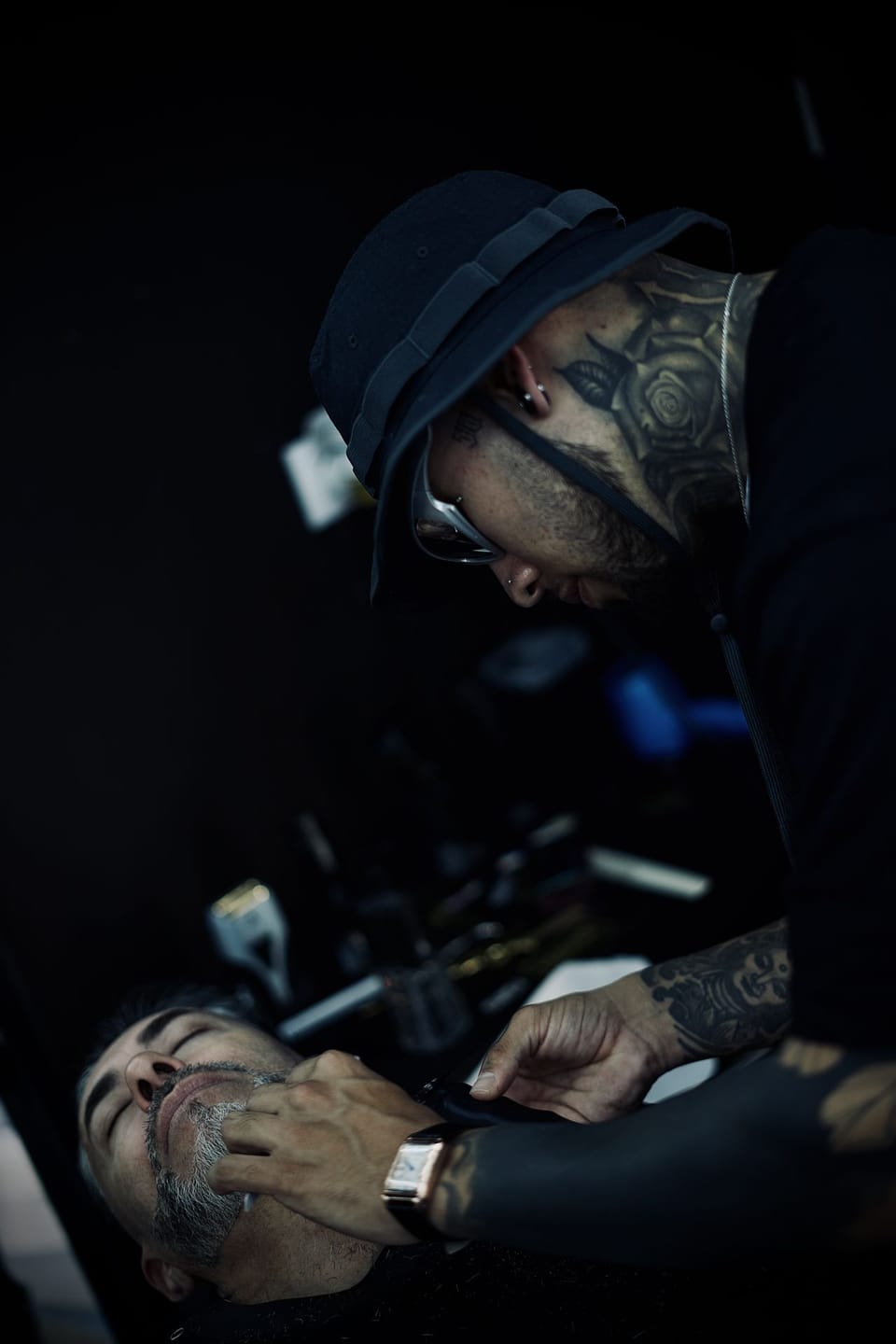 Degradado fade en máquina realizado en una barbería Why Not